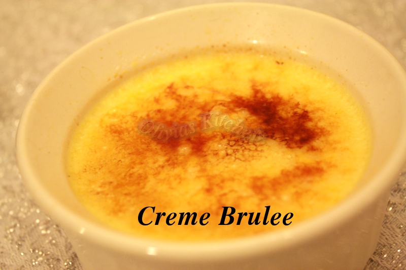 Creme Brulee – Olivia's Kitchen