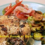 chix breast with herbs seasoning