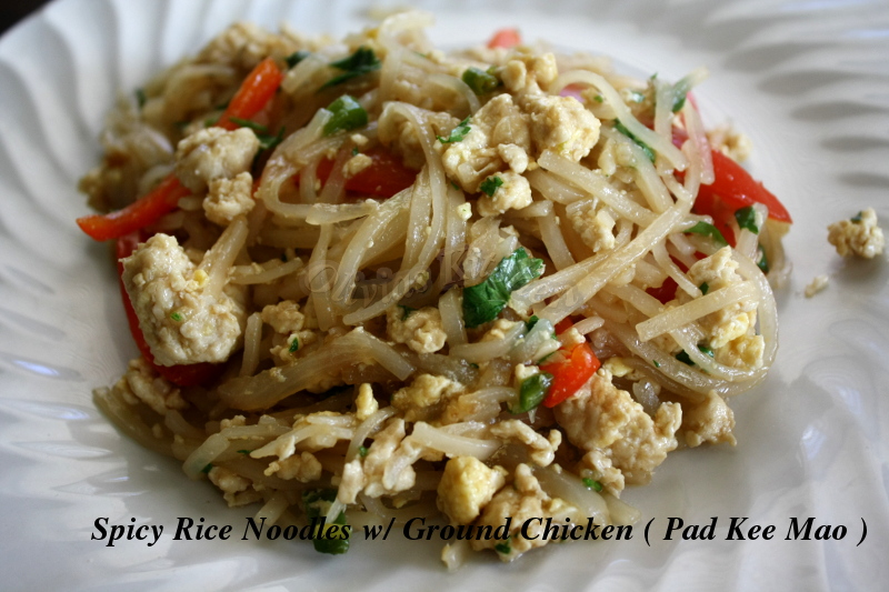 Thai Drunken Noodles ( Pad Kee Mao ) | Olivia's Kitchen n ...